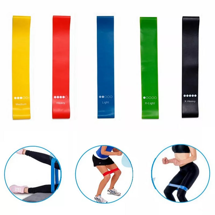 TPE Resistance Bands Fitness Set Rubber Loop Bands Strength Training