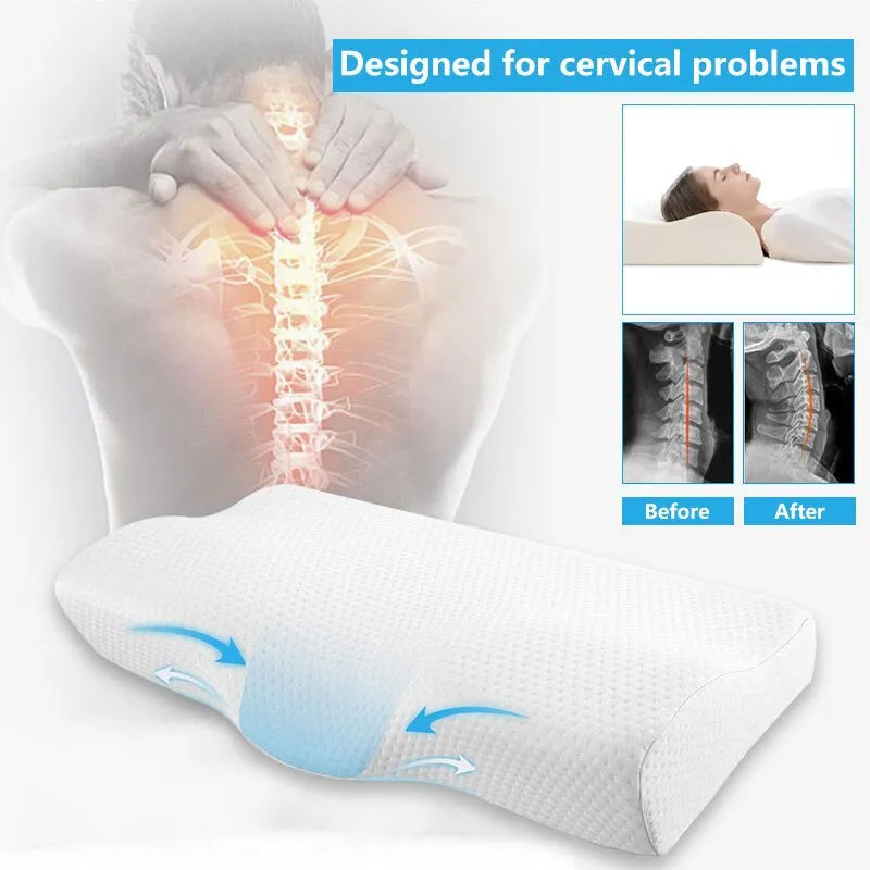 Memory Foam Bed Orthopedic Pillow Neck Protection Slow Rebound Memory