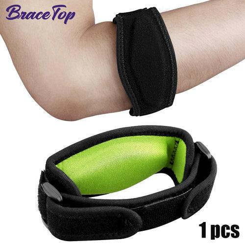 BraceTop 1PC Tennis Elbow Brace for Tendonitis,Forearm Pain,Golf Elbow